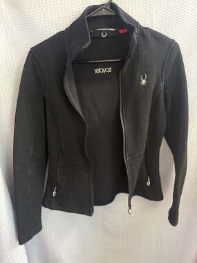 Spyder Women's Endure Full Zip Core Sweater Jacket Black Size S